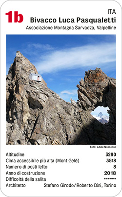 Hüttenquartett, Volume 4, Karte 1b, ITA, Bivacco Luca Pasqualetti, , Foto: Adele Muscolino.